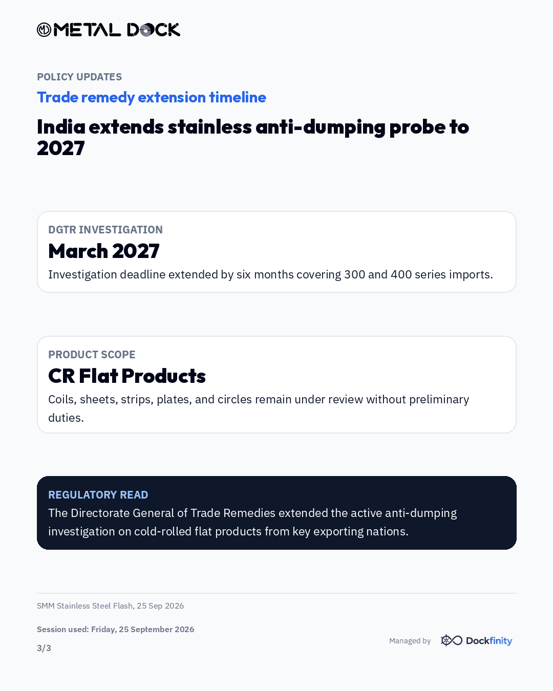 Nickel retreats as mill cost pressure eases — card 3 of 3